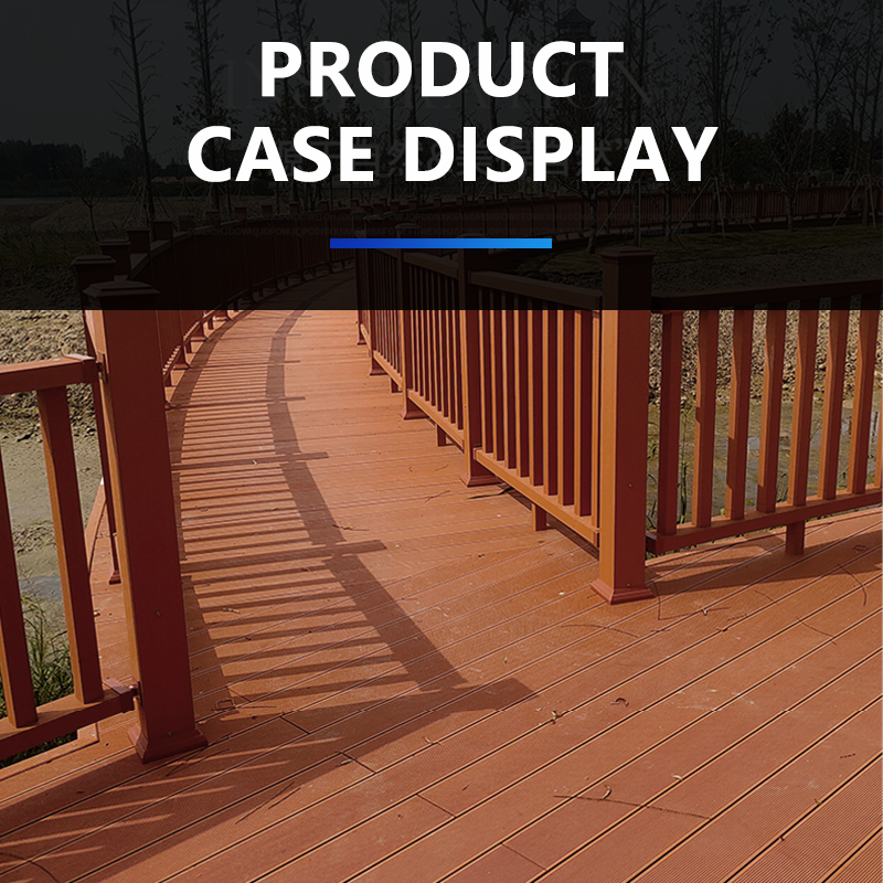 Plastic wood guardrails for garden scenic spots outdoor courtyards river channels boardwalks anti-corrosion wooden fences