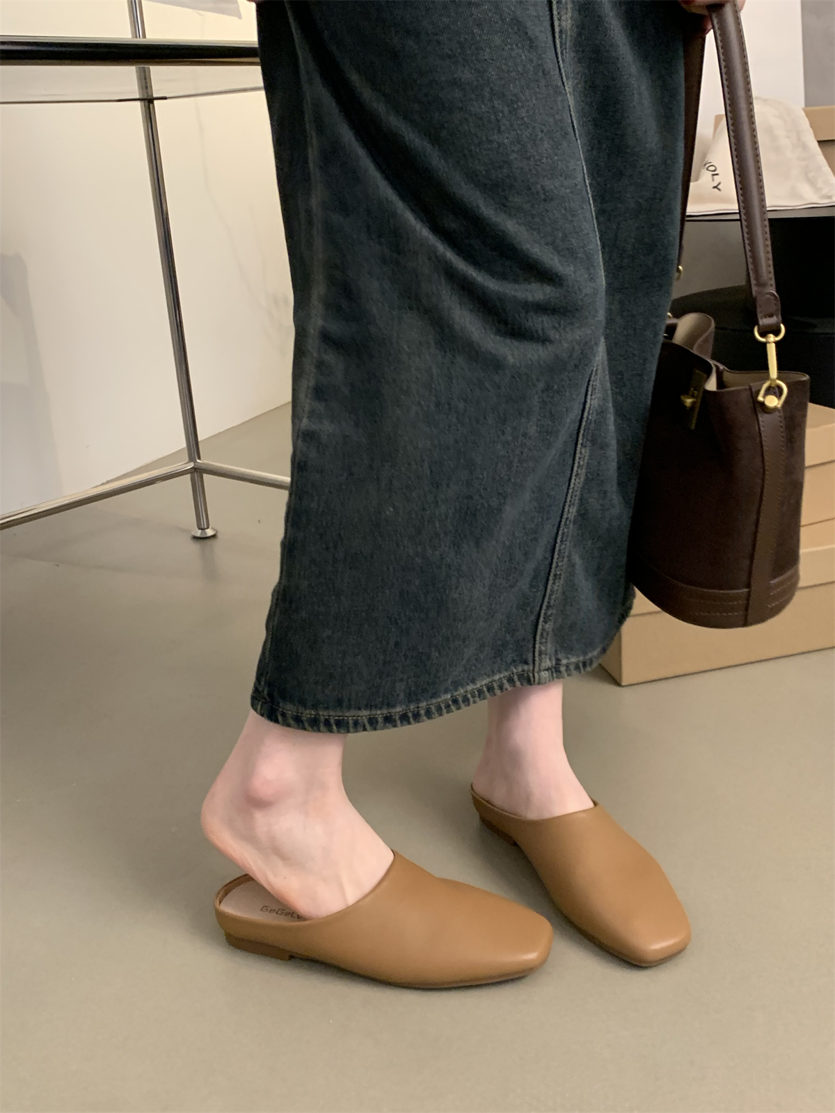 Women's Casual Shoes: Trendy Slip-On Flats Soft Sole Comfort | Apricot, Beige, Brown 9af4