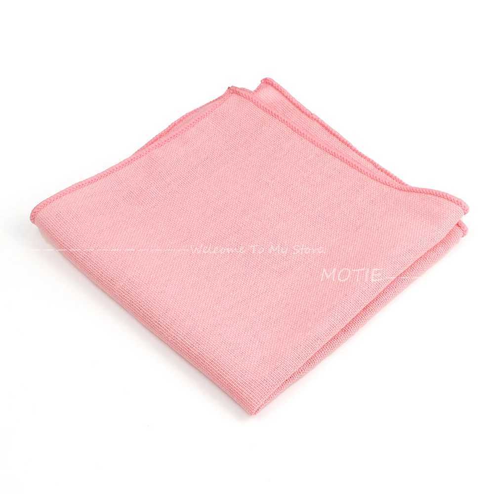 Newest Cotton Hanky 12 Soild Colors Lovly Pocket Square Handkerchief Casual Narrow Lovers Day Wedding Daily Wear Suit AccessoryX240921