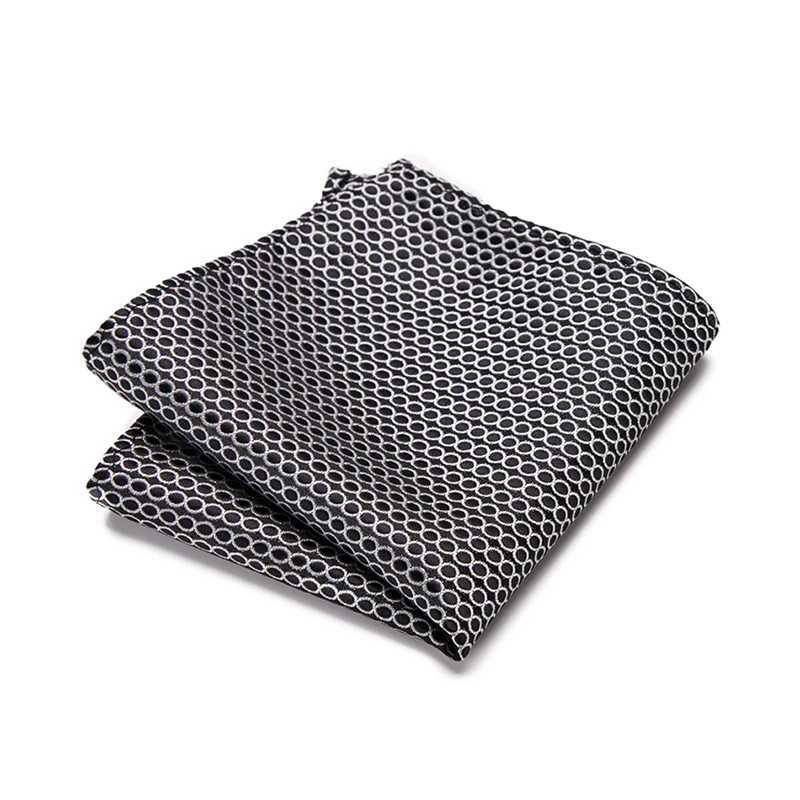 Pocket Square Handkerchief brand factory sells fashionable silk Kerchief mens shirt accessories with deep red stripes for Fathers Day W240921
