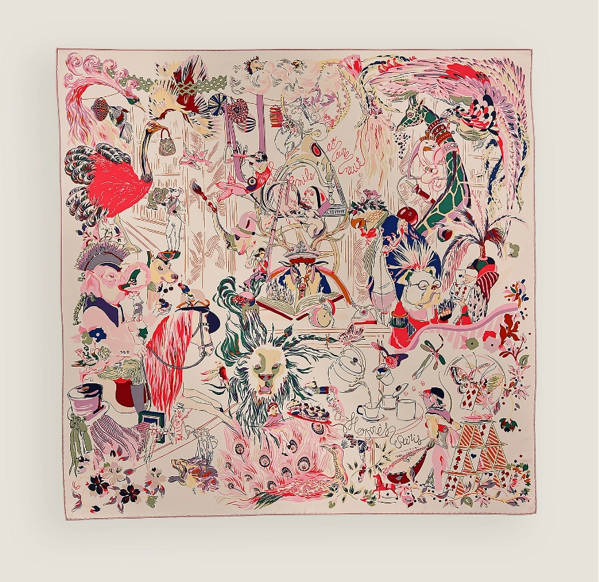 H004162S 02 Luxury Designer H Scarf Headband Women's Fashion Bandage Breathable Fabric Bandeau Silk Shawl Temperament Women Scarf