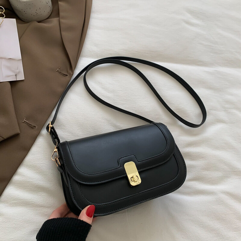Style By Women Fashion Vintage Retro Premium PU Leather Outing Dating Travel Minimalist Sg Shoulder Bag Crossbody Handbag Beg Wanita - 9771