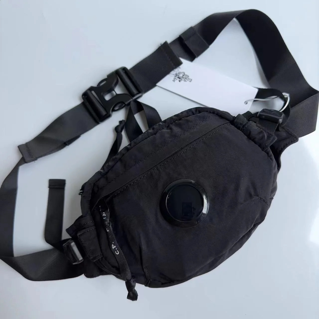 Mens CP single shoulder ten font small bag mobile phone lens handbag 240919