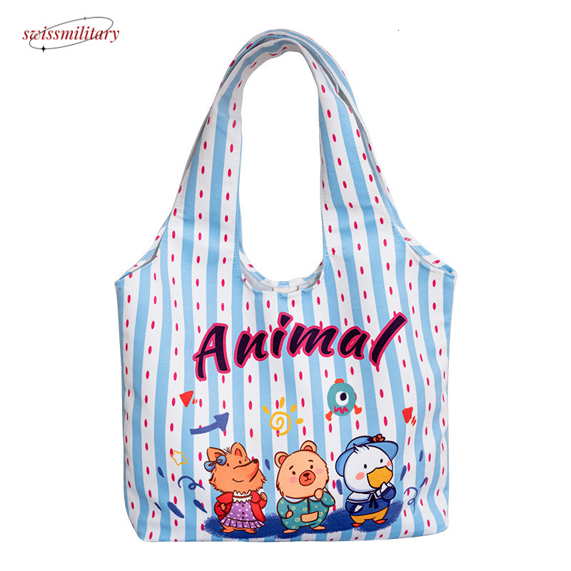 Women's Back Pericardium 2024 New Canvas Floral Spring Tote Student Versatile Cross Shoulder Bag #17 Swissmilitary