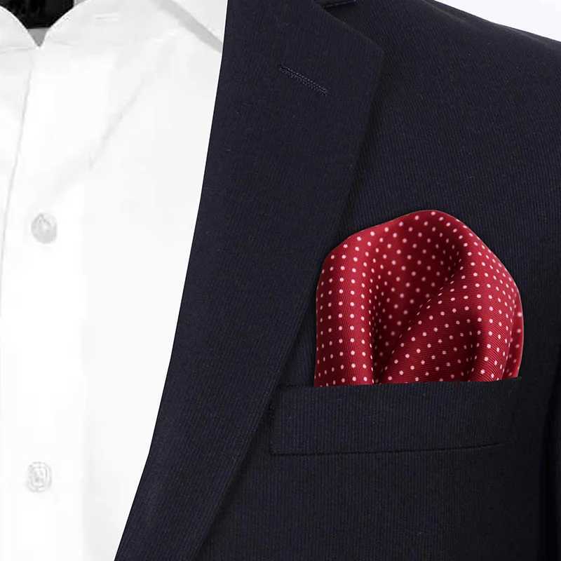 Tailor Smith New Designer Pocket Square Printed Microfiber Paisley Checked Fashion Handkerchief Dot Paisley Floral Stye HankyX240921