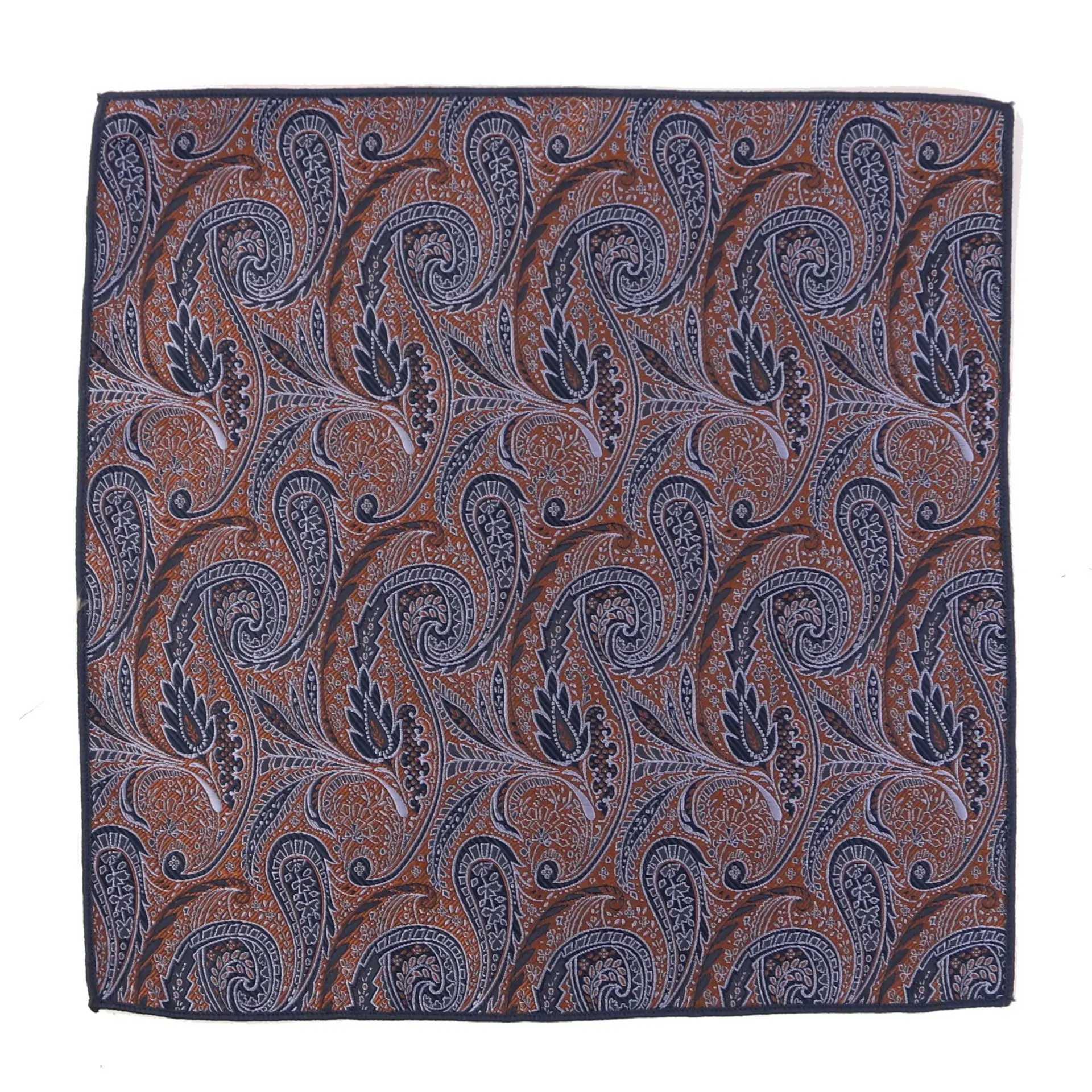 Wine Wedding Handkerchief For Mens Suit Pocket Square Wine Red Paisley Stripe Hanky Wedding Women Men Handkerchief AccessoriesX240921