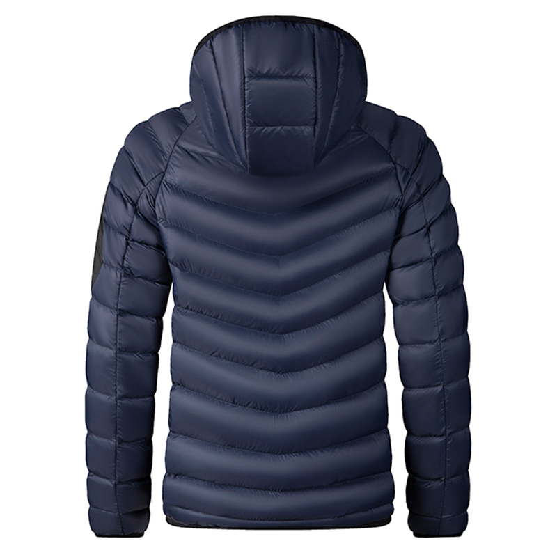 New Men Winter Warm Thick Hooded Jacket Autumn Mens Fashion Casual Windproof Detachable Hat Parkas Jackets Coat Male