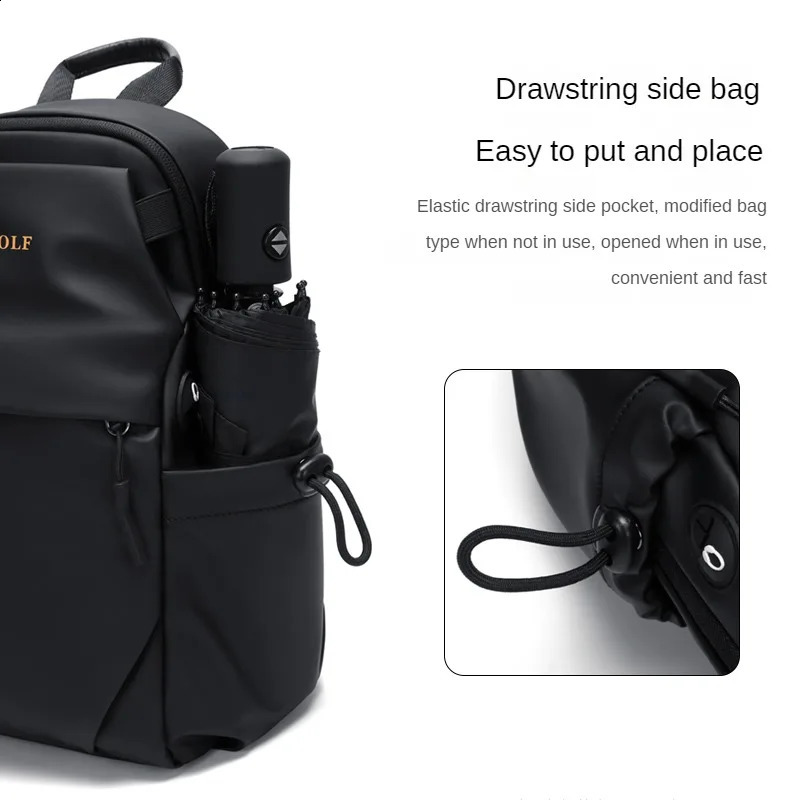 Golf Mens Luggage Single Shoulder Cross Body Bag Casual Oxford Cloth Large Capacity Fashion Edition Small Backpack 240919
