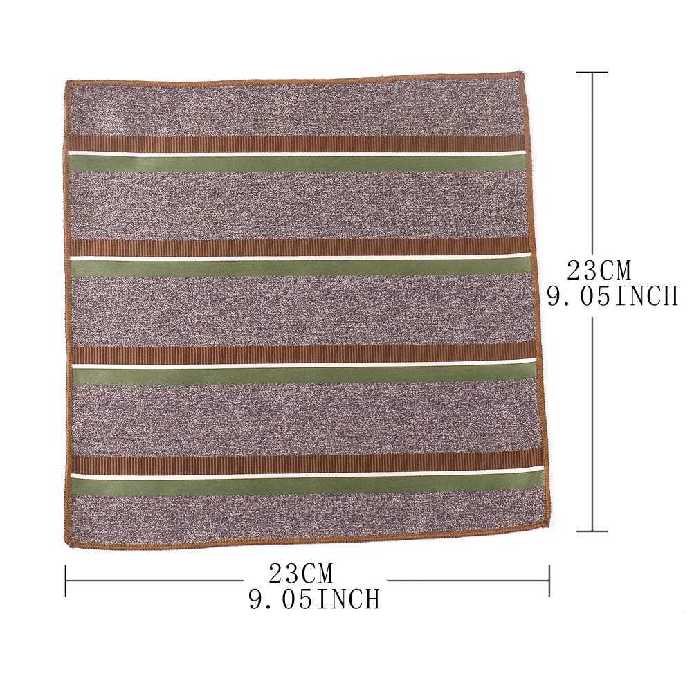 Multi colored pocket square set suitable for men women mens jacquard flower handkerchief wedding square handkerchief W240921