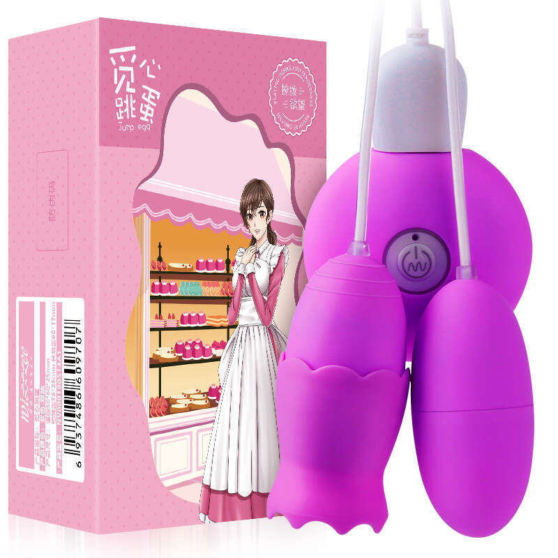 Double Vibration Eggs for Women Masturbation, Second Generation Tongue Licking Double Jump