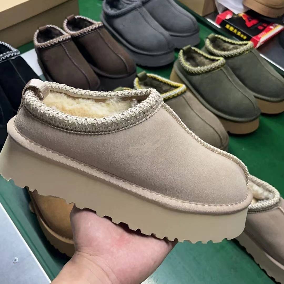 Australia slippers tasman boots HICKORY deep ice mustard seed designer women shoes slides winter snow boot classic mini ankle black fur warm slipper tazz clog