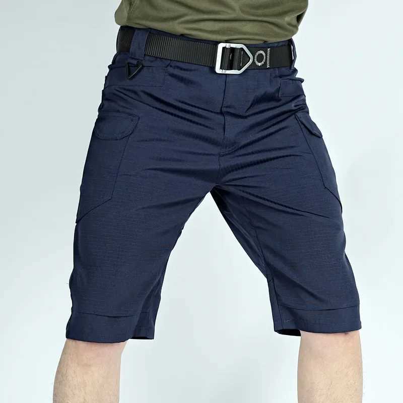 Waterproof Tactical Shorts Men Summer Quick Dry Multi-pocket Wear-Resistant Short Pants Big Size 6XL Outdoor Military Cargo PantX240921