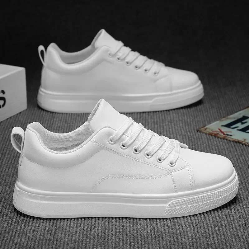 Comfortable Fashion 2024 Casual Shoes For Men Work Man Shoe Non-leather Clearance Korean Style Breathable Trends Sneakers 240914