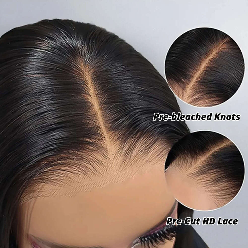 Ready to Wear Transparent Frontal Glueless Body Wave 4x6 5x5 Lace Closure Human Hair Wigs Pre Plucked for Women Sale