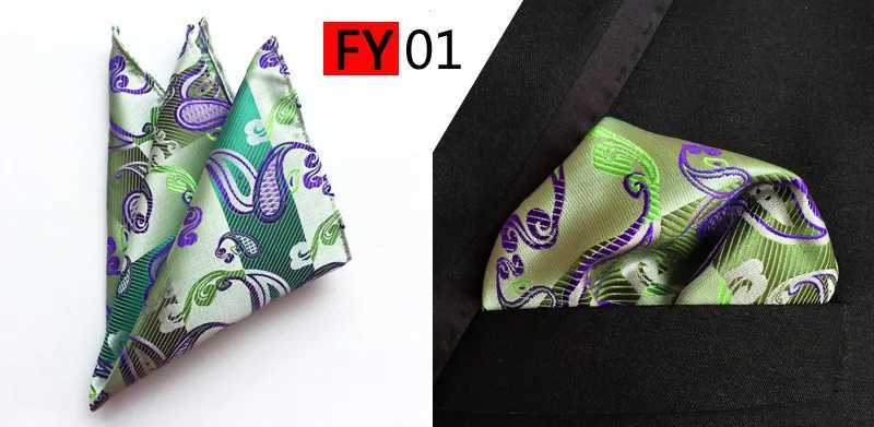 Fashionable and Bright Printing Silk Pocket Square Mens Business Office Wedding Gifts Party Accessories Handle W240921