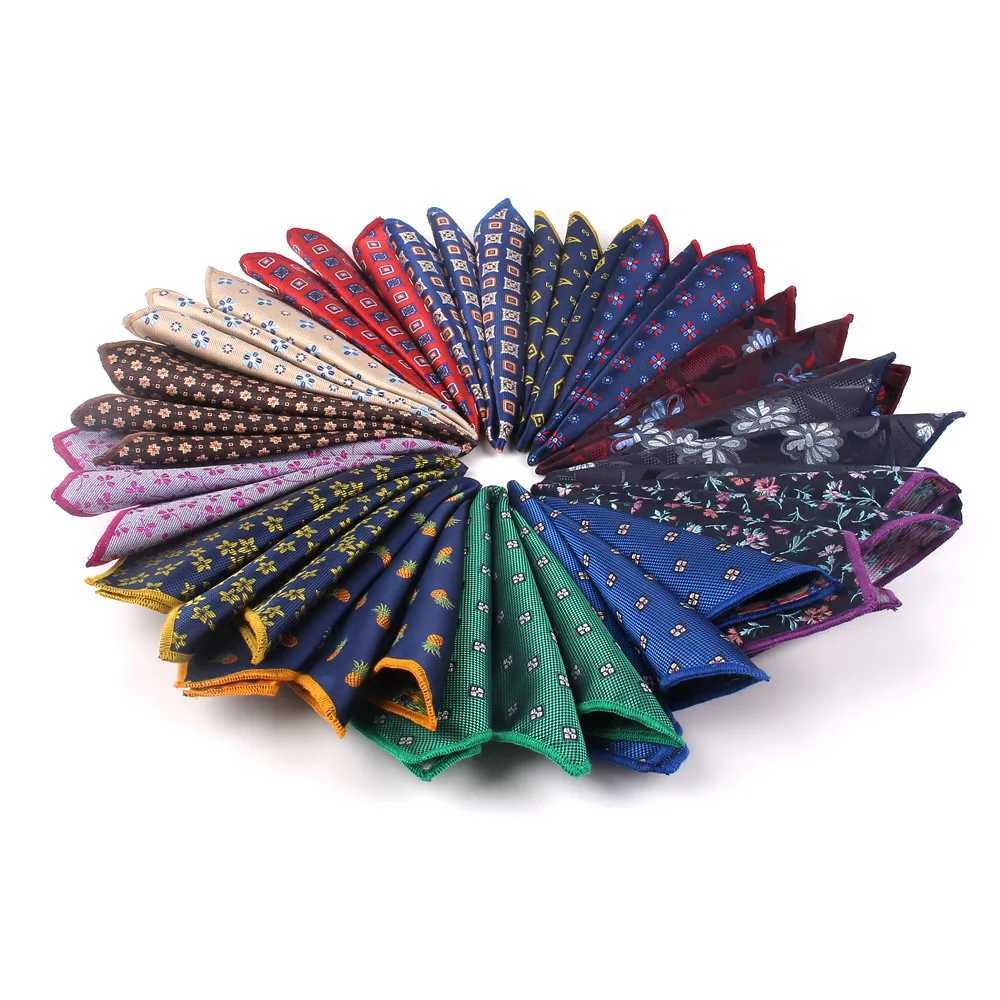 Paisley Pocket Square Floral Handkerchief For Suits 25cm*25cm Hankies For Men Women Brand Suits Pocket Towel HankyX240921