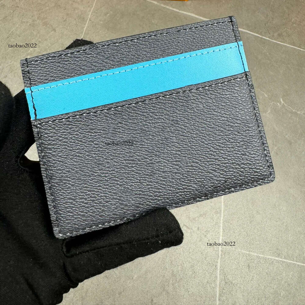 Designer Card Holder Wallet Short Case Purse Quality Pouch Quilted Genuine Leather Womens Men Purses Mens Key Ring Credit Coin Clutch Mini Bag Br