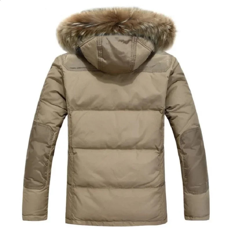 High quality mens winter jacket thick snow ParkaS coat white duck down jacket mens windproof jacket 240918