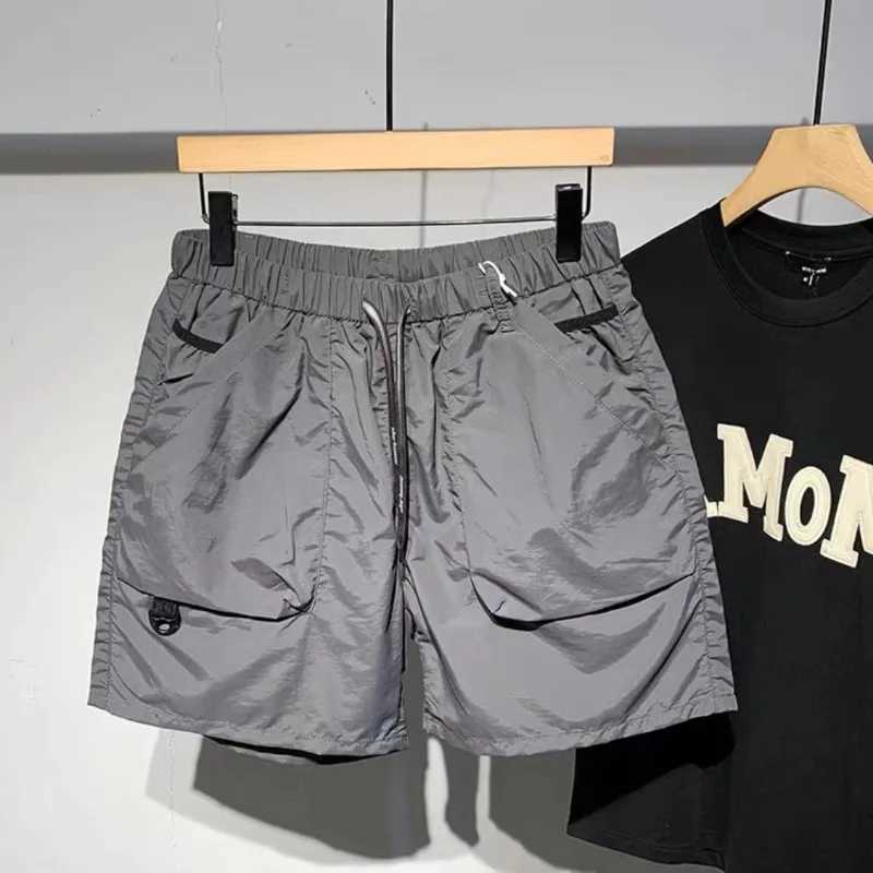 Men Cargo Multi Pocket Shorts Outdoor Loose Casual Cargo Elastic Waist Beach Short Breathable Quick-Drying Jogger Workout ShortsX240921