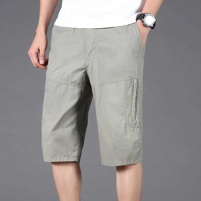 New Summer Casual Shorts Men Cotton Cargo Shorts Running Sportswear Bermuda Shorts Cool Breathable 6XL Capri Shorts Big SizeX240921