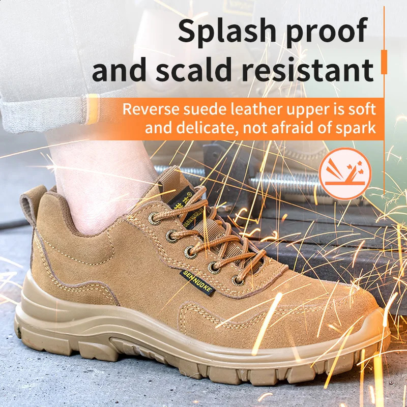 Safety worker lightweight work shoes no transportation industrial safety protection 241030