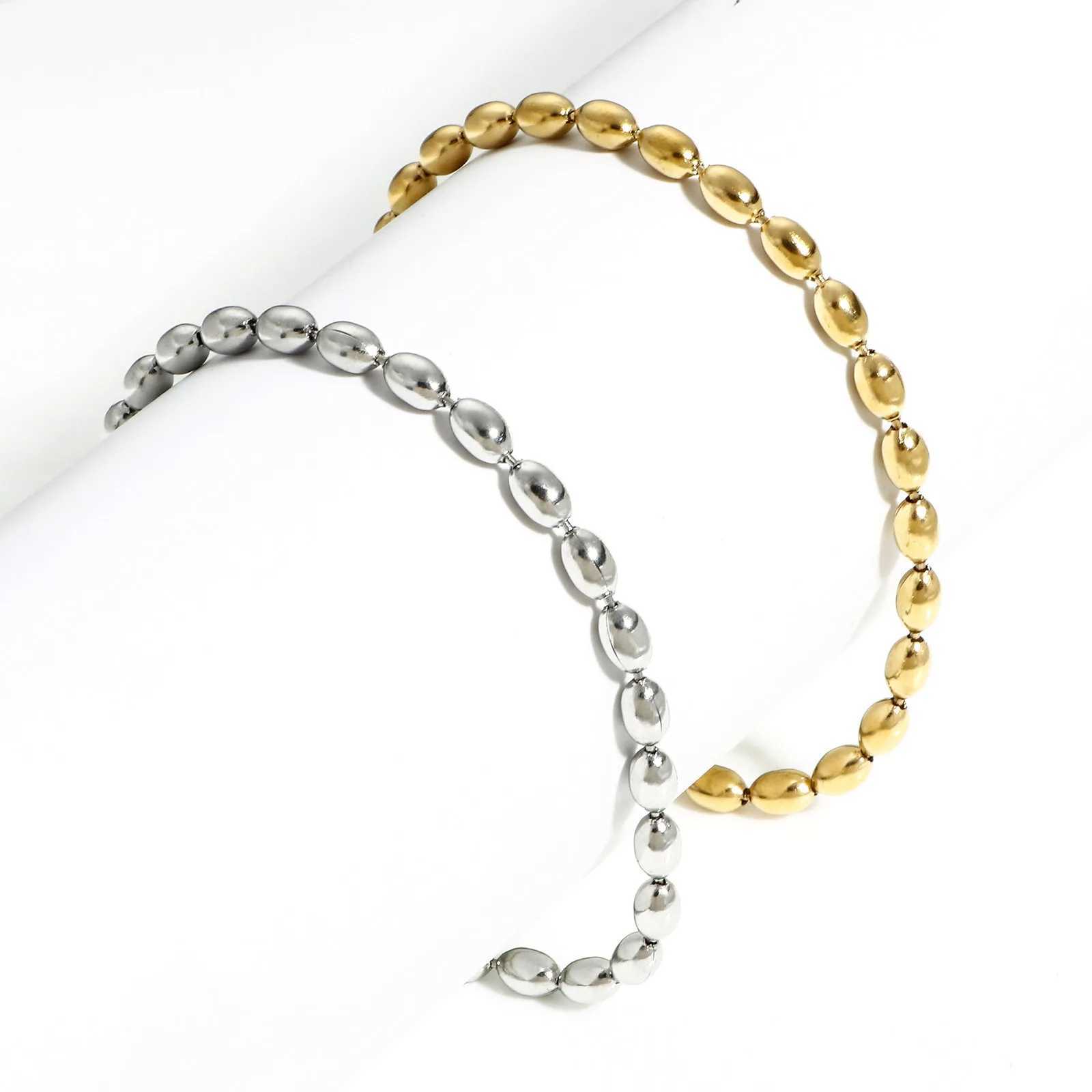 Classic 304 Stainless Steel Ball Chain Bracelets For Women Choice Jewelry With Lobster Claw Clasp Extender Chain 17cm long 1 PCX240921