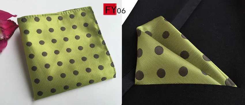 Classic blue purple black polka dot handle suitable for mens parties business offices weddings gift accessories pockets squares W240921