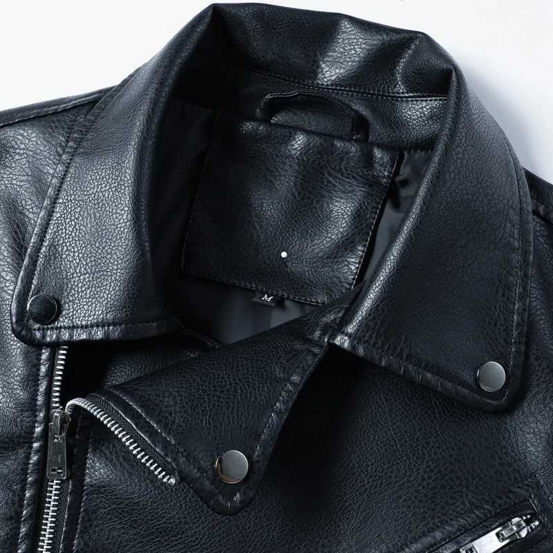 Mens leather jacket autumn and winter casual denim patch work top motorcycle armored jacket fashionable streetwear mens clothing S-3XL W240918