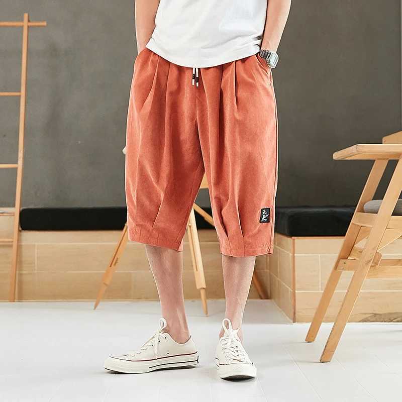 2023 New Streetwear Mens Shorts Casual Big Size Cargo Shorts Men New Bermuda Knee Length Male Short Trousers SIZE 6XL-8XLX240921