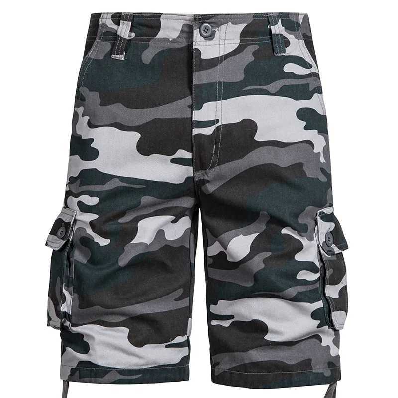 2024 New Summer Camouflage Cargo Shorts Men Jogger Fashion Multi-pockets Cotton Casual Fifth Pants Sports Men Shorts MY938X240921