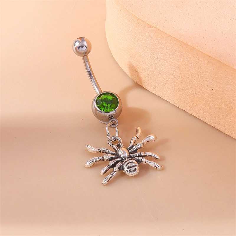 Cartoon Spider Belly Button Rings for Women Sexy Piercing Body Jewelry Navel Ring Girl Party Holiday Jewelry Gifts Y240921