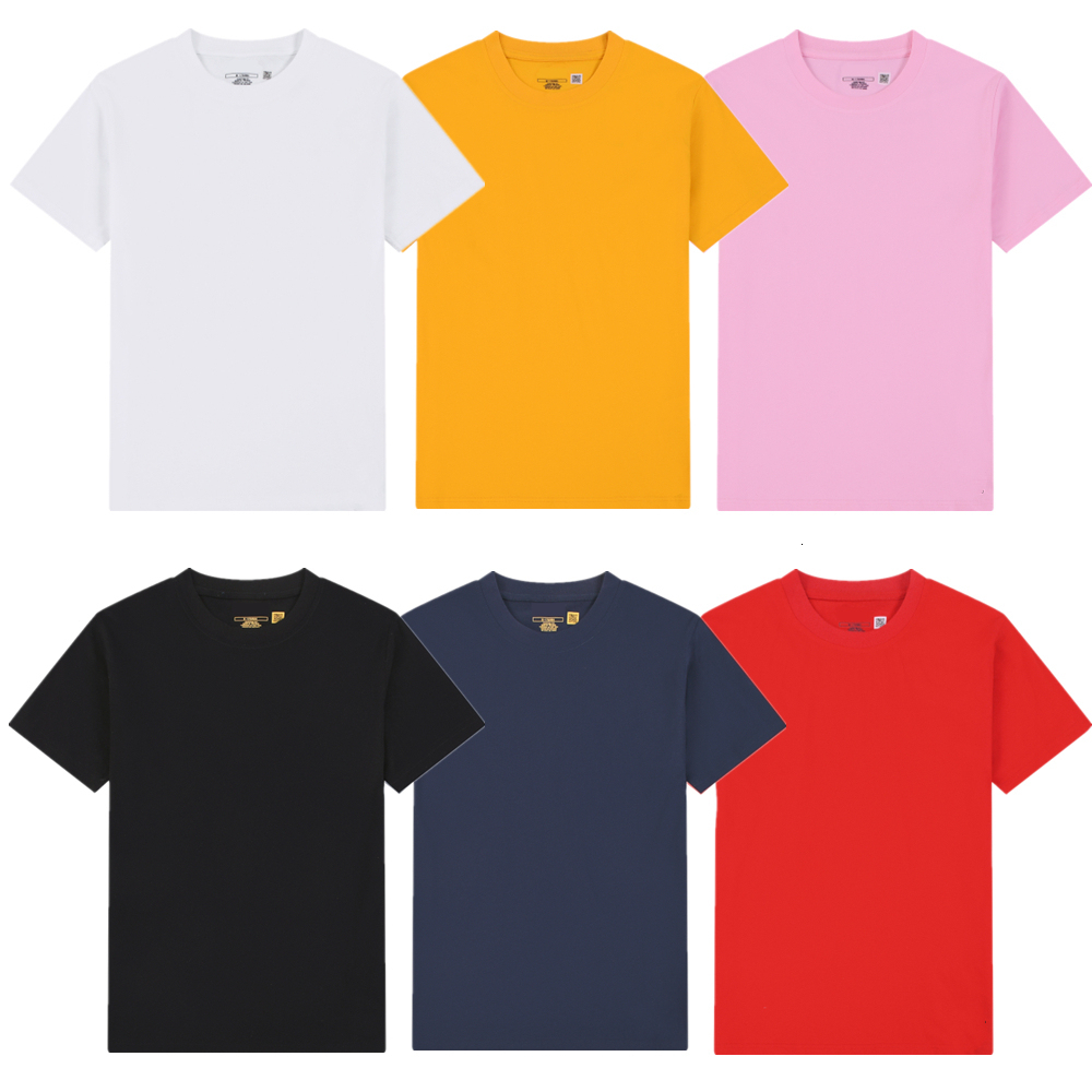 Mens t shirts summer men and women couples multicolor trademark stamping letters loose round neck cotton short sleeves Asian size couple shirt multiple colour