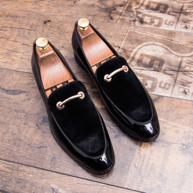 Brand High-end Loafers Groom's Wedding Spring Autumn Hot Selg Men's Low Top Shoes Versatile Business Style