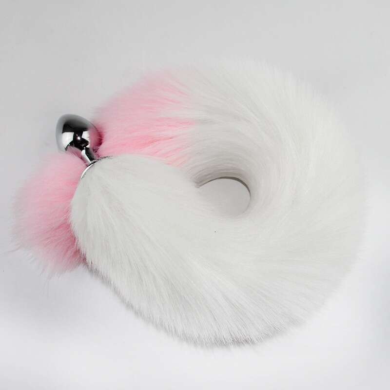 SM Sex Toys Double Color Tail Anal Plug Metal Anal Plug Adult Products Female SM Alternative Toys Masturbation Utensils