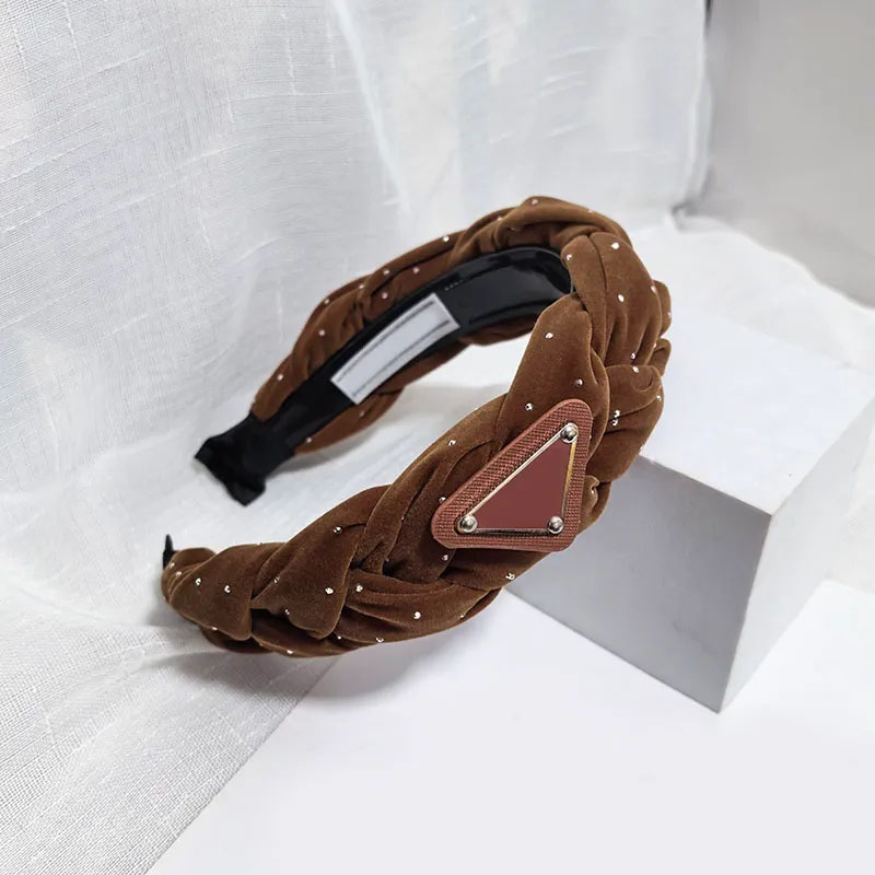 20 Styles Designer Headband Bowknot For Women Wide Hairbands Sport Headbands Headwrap Bandana Girls Hair Accessories Jewelry Black Denim Blue Head