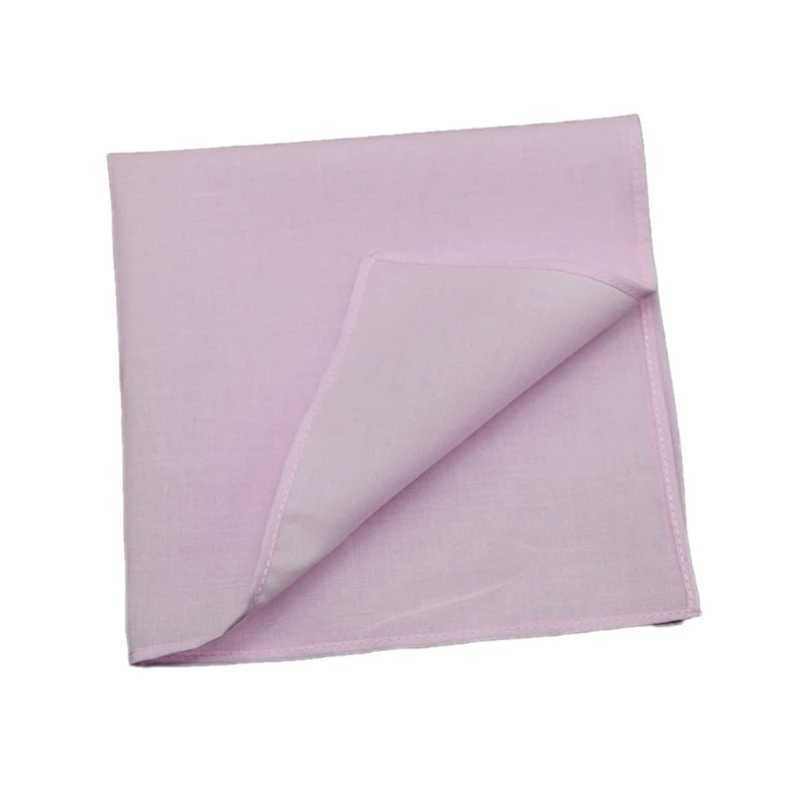 Plain Color Hankie Women Embroidery Handkerchiefs Pocket Square Washable HankiesX240921