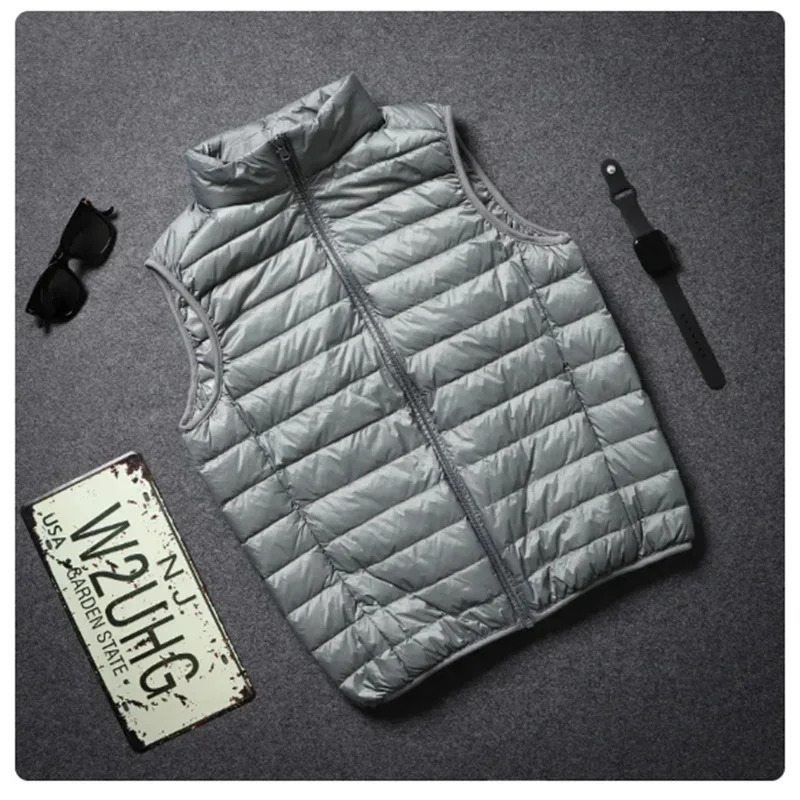 2024 New Outdoor Pure Cotton Slim Warm Solid Color Coat High Quality Design Selg Leisure Vest Men Jacket