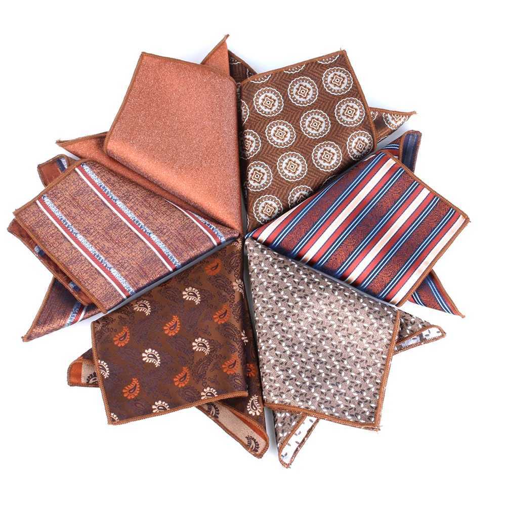 Paisley Pocket Square For Men Women Striped Chest Towel Wedding Hanky Gentlemen Hankies Mens Floral Handkerchief Pocket TowelX240921