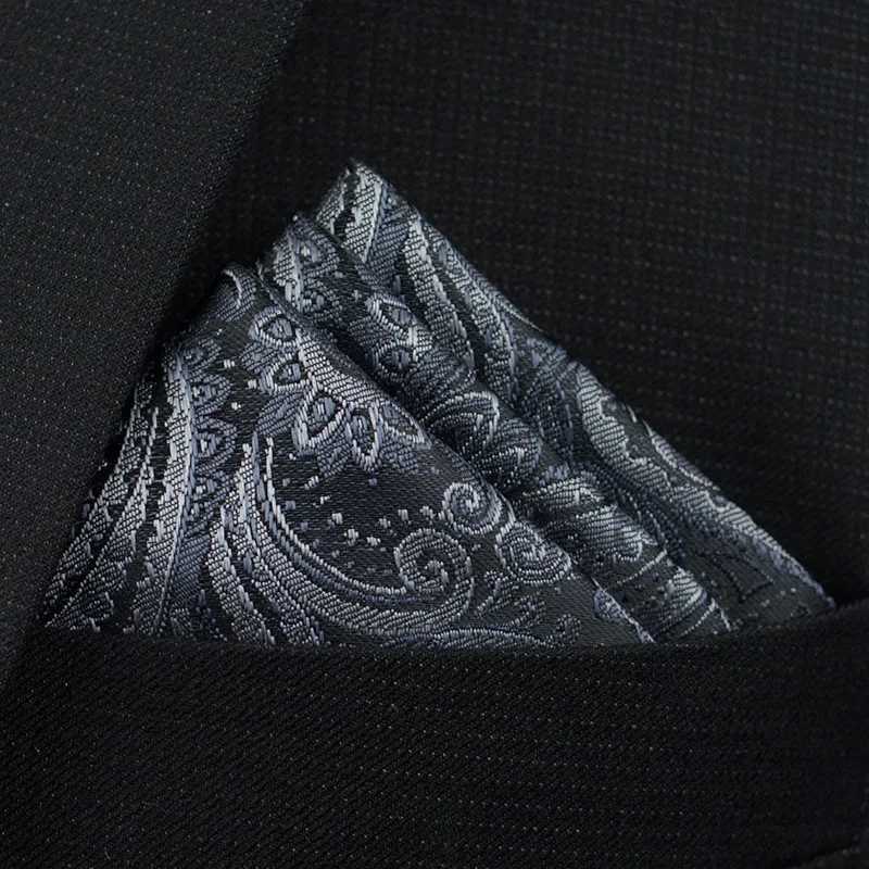 New Pocket Square Accessories Paisley Solid Color Retro Business Set Hand Chest Towel 25 * 25cm W240921