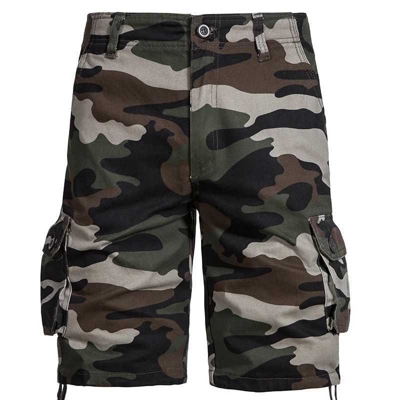 2024 New Summer Camouflage Cargo Shorts Men Jogger Fashion Multi-pockets Cotton Casual Fifth Pants Sports Men Shorts MY938X240921