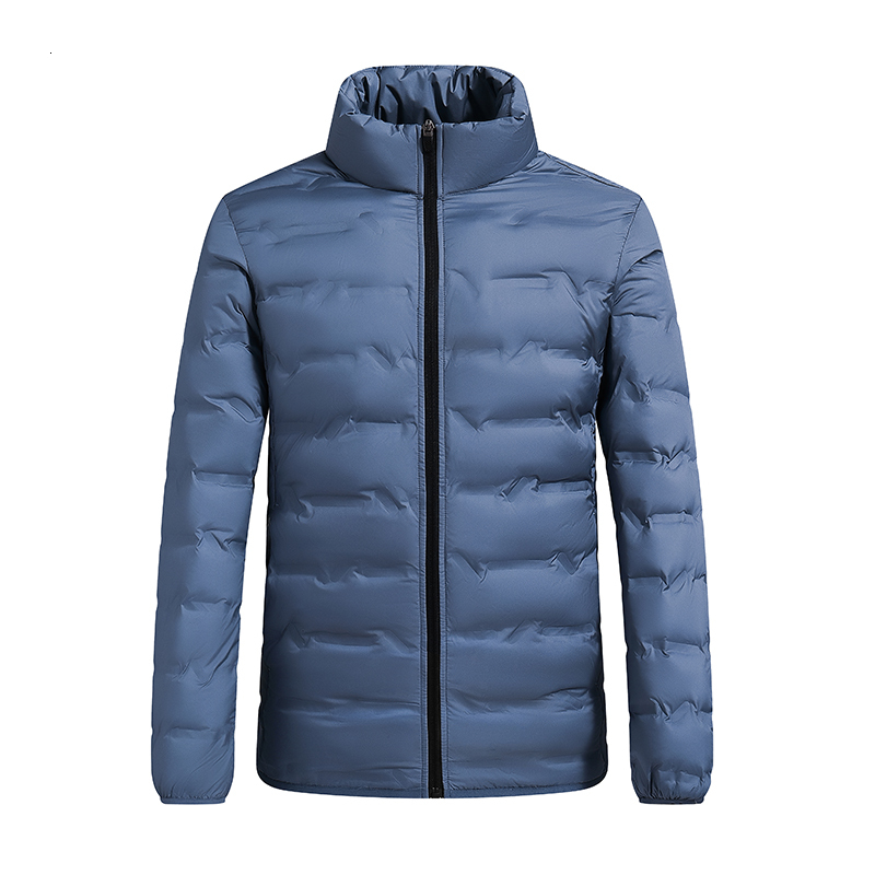 Men White Duck Warm Thick Stand Collar Mens Lightweight Breathable Coat Casual High Quality Down Jacket