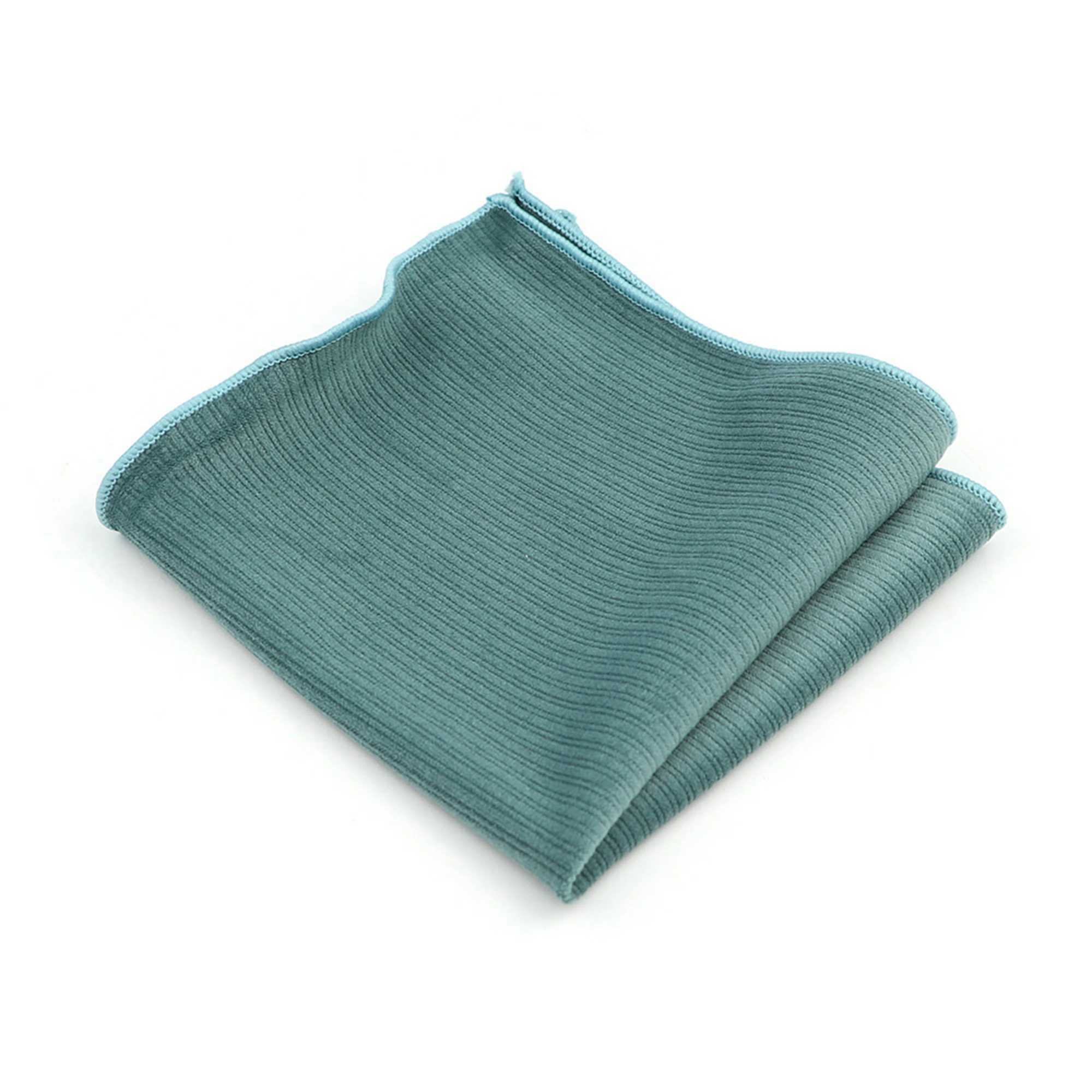 Colorful Solid Handkerchiefs Mens Candy Color Vintage Soft Downy Suede Hankie 100%Cotton Black Pocket Square Dinner AccessoriesX240921