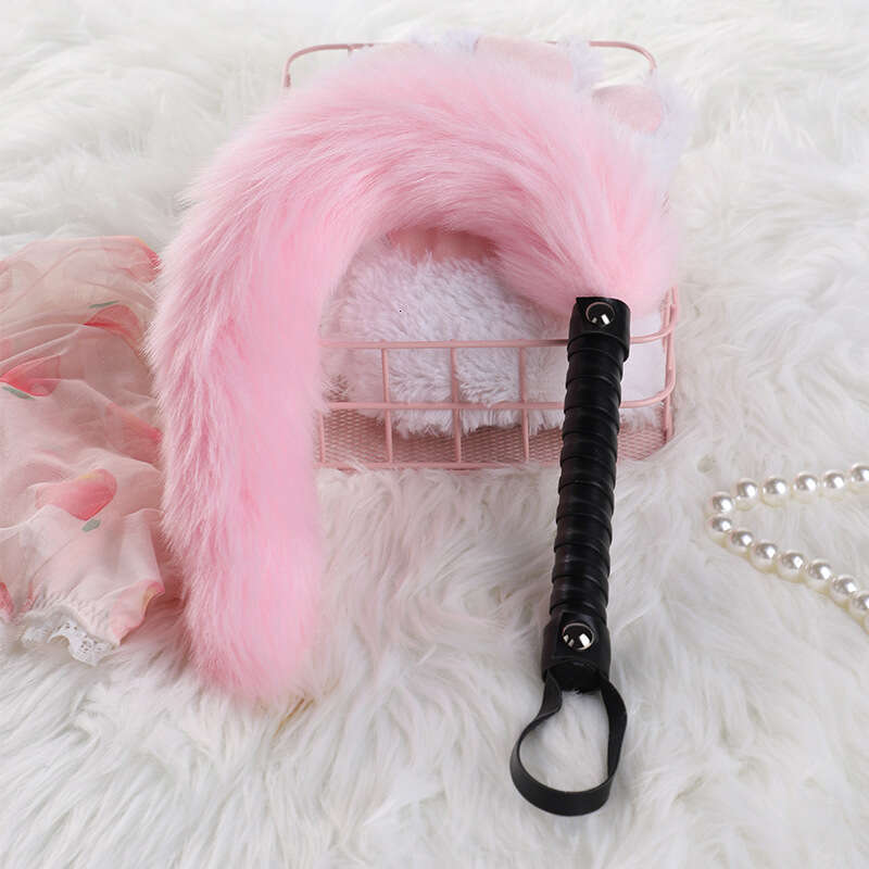 Sex toys SM props fox tail teaching whip SP punishment training spanking whip alternative adult products