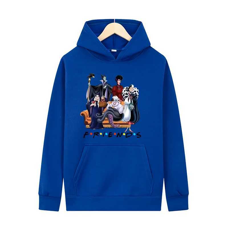 Halloween friend letter printing hoodie mens fashion sportswear wool warm couple casual Harajuku street hoodie zipper W240921