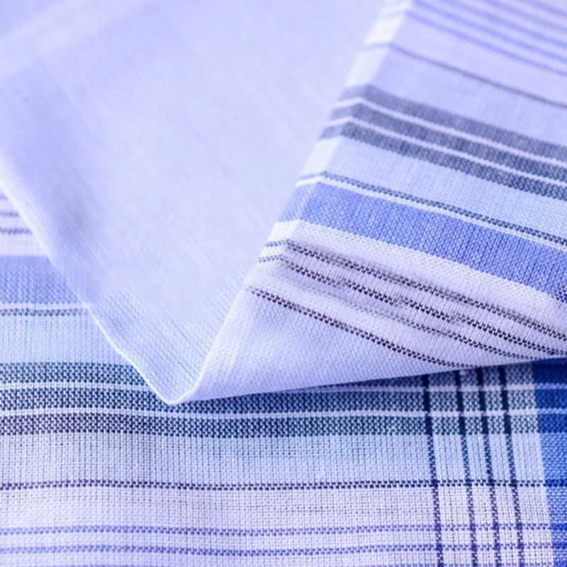 Lot Square Plaid Stripe Handle Mens Classic Pocket Cotton Towel for Wedding Parties 38 * 38cm Random W240921