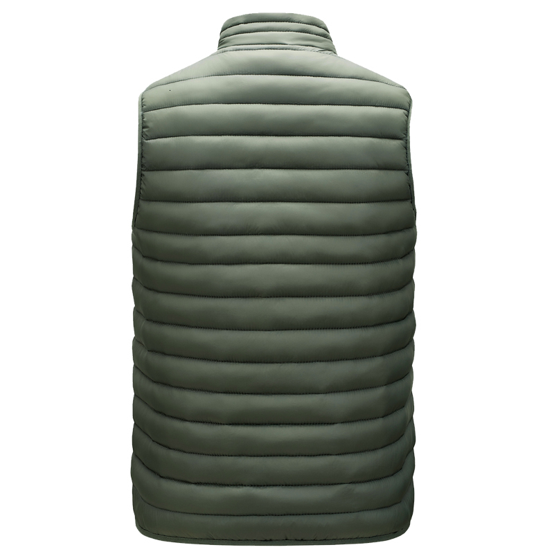 Vest Winter Windproof Waterproof Warm Sleeveless Men Jacket Autumn Casual Fashion Thicken Waistcoat Brand Clothing