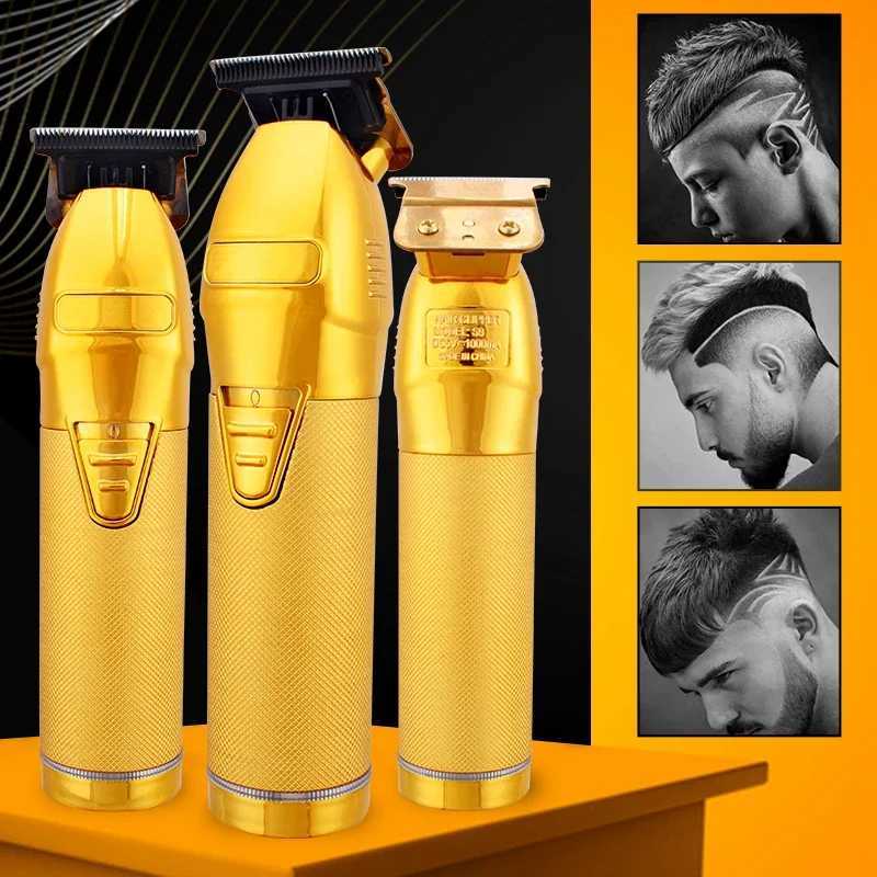 Gold S9 Professional Hair Clipper For Men Hair Trimmer Barbershop Electric Trimmer Hair Cutter Machine M240921
