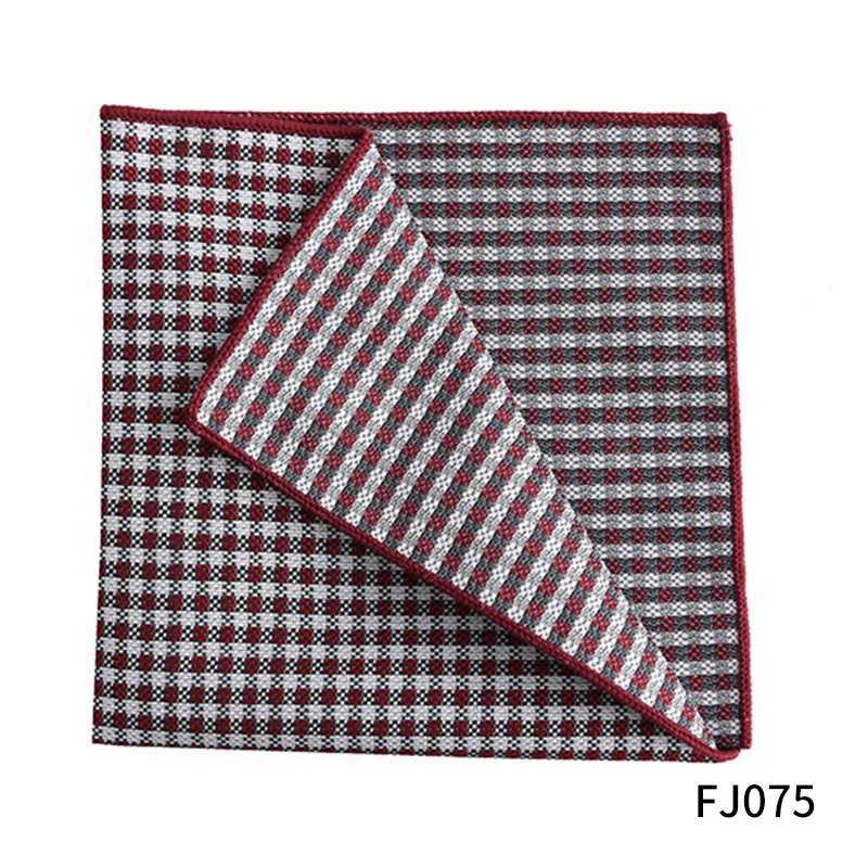 Pocket Square Silk Jacquard Woven Red Orange Handkerchief Fashion Men Suit Pocket Hanly Wedding Business Party Suit Set HandkerX240921