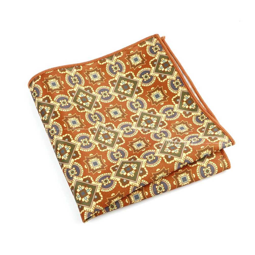 Newest Polyester Hankies Beautiful Floral Pocket Square Handkerchief Casual Narrow Lovers Day Wedding Daily Wear Suit AccessoryX240921