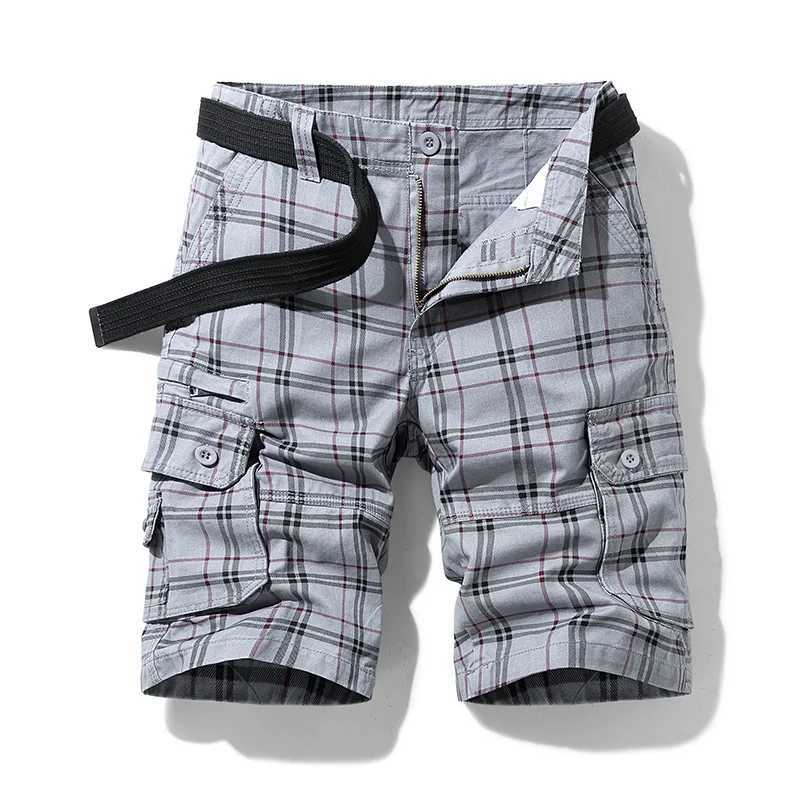 New Spring Men Cotton Cargo Shorts Clothing Summer Casual Breeches Bermuda Fashion Beach Pants Los Cortos Cargo Short Men 28-36X240921